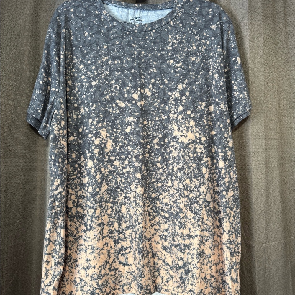 Crazy Train T-shirt with Paint-Splatter